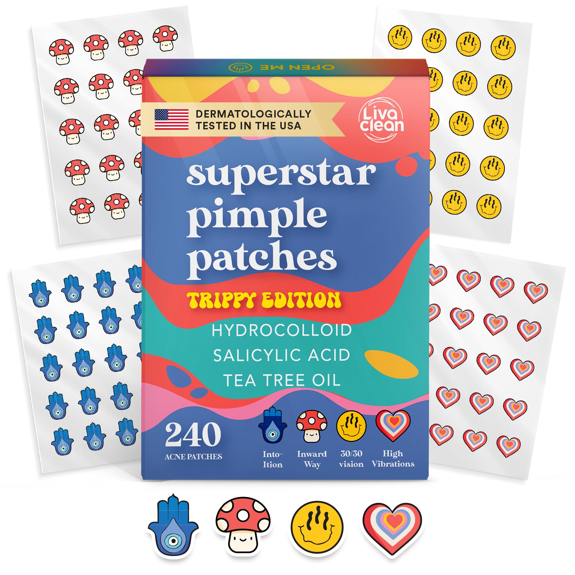 LivaClean 240 StarPatch Acne Treatments